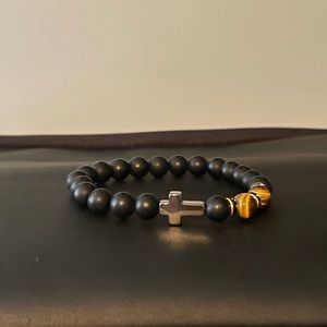Cross Bead Bracelet
